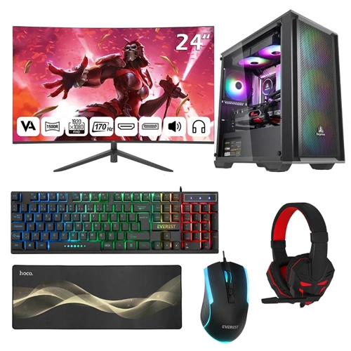 LANSMAN GAMING BUNDLE INTEL İ5-14400F 16 GB DDR5 RAM 1 TB NVME SSD NVIDIA RTX 5060 H610 ANAKART 650W 80+ ARGB GAMING BİLGİSYAR