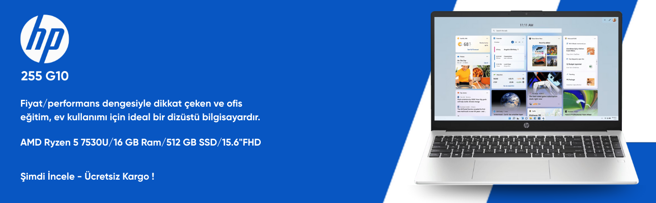 HP 3C3Y9ES 255 G10 AMD RYZEN5-7530U 16GB RAM 512GB SSD 15.6