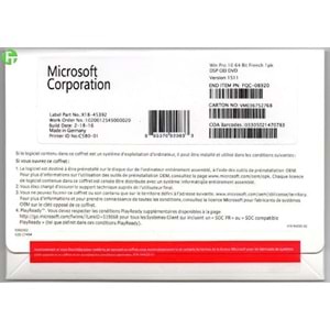 WIN PRO 10 64 BIT TURKISH 1 PK DSP OEI DVD