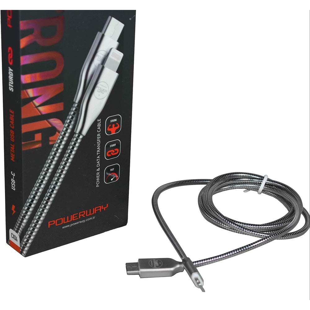 POWERWAY USB-C METAL CABLE