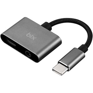 BIX ADP-07 TYPE C TO 3.5 MM AUDIO AND CHARGE ADAPTER