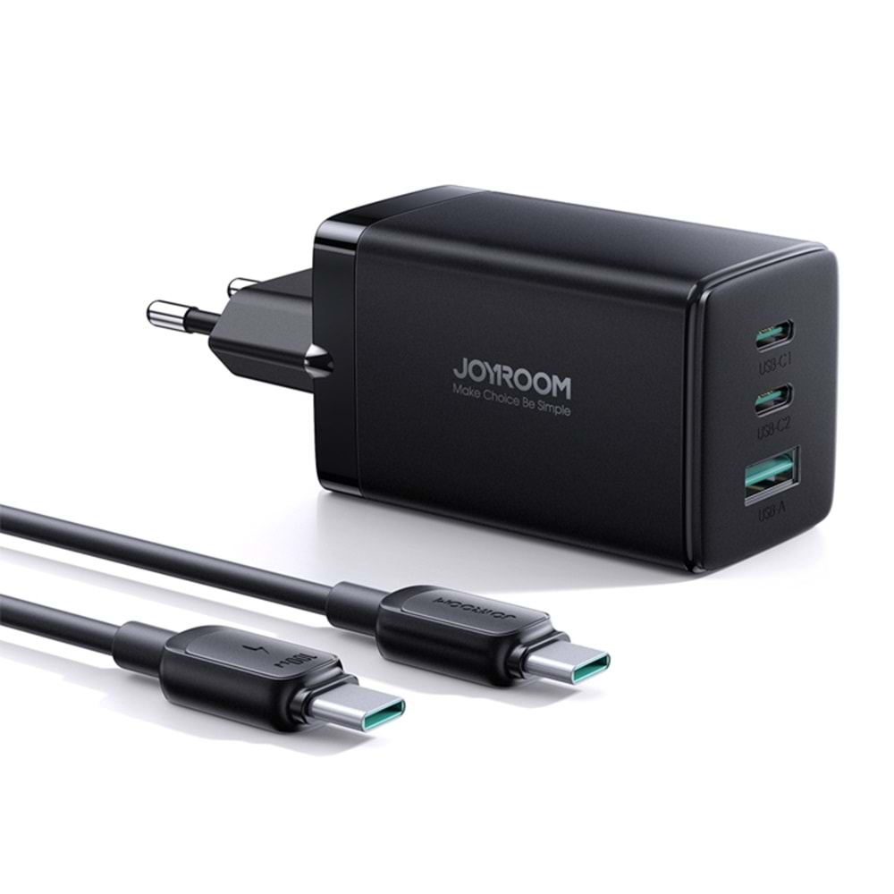 JOYROOM TCG01 65W ULTRA FAST CHARGER TYPE-C TO TYPE-C CABLE