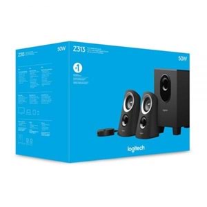 LOGITECH Z313 50W MULTIMEDIA SPEAKER BLACK