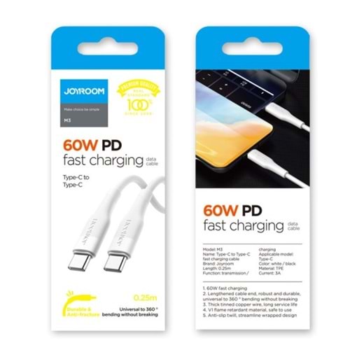 JOYROOM 60W TYPE-C TO TYPE-C CABLE