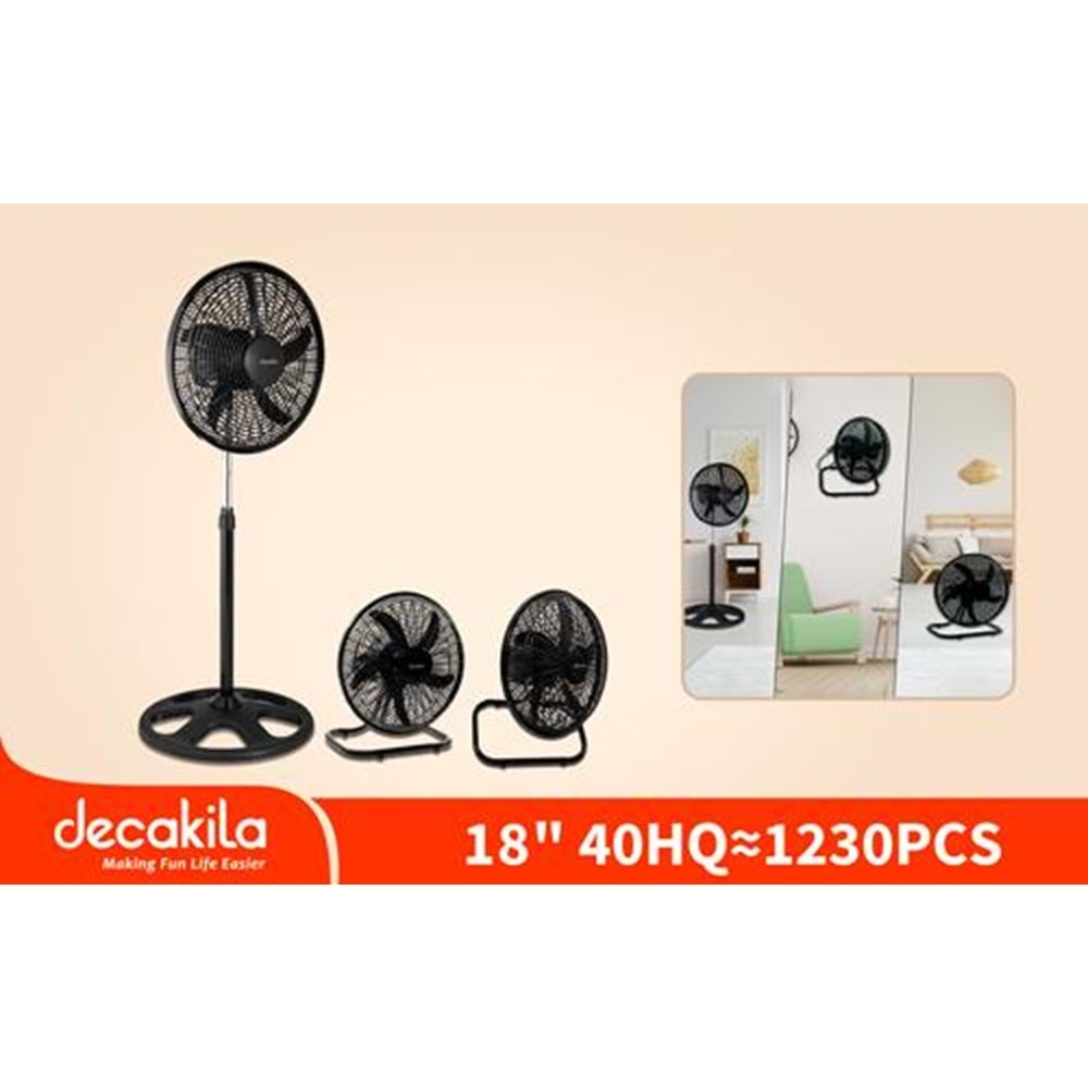 DECAKILA KEFC008B VANTILATOR 18 INCH