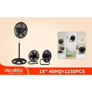 DECAKILA KEFC008B VANTILATOR 18 INCH