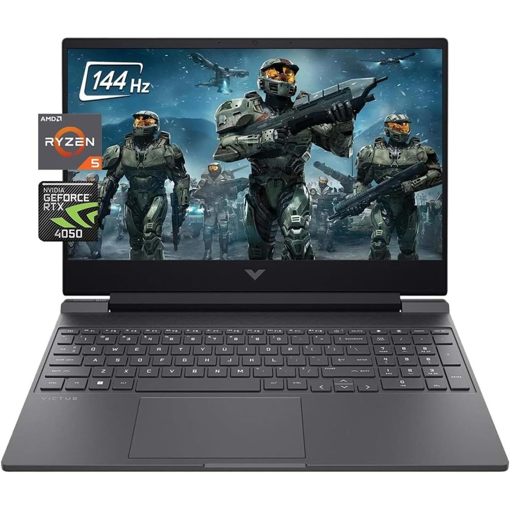 HP VICTUS 15-FB2082WM AMD RYZEN 5-8645HS 16 GB RAM 512GB SSD 15.6 INCH FHD 144Hz NVIDIA 6GB RTX4050 WIN11