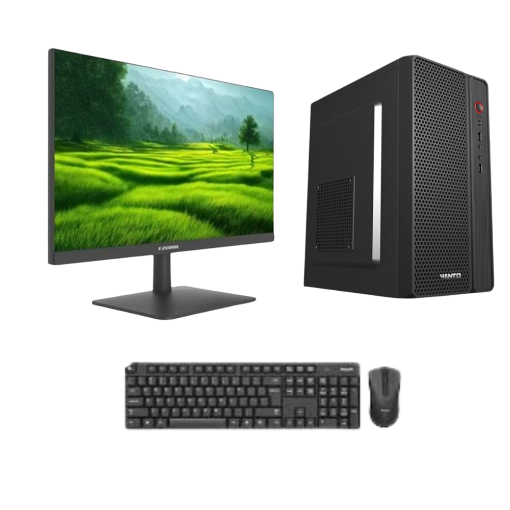 LANSMAN DESKTOP PC i5-12400F 8GB 512 GB SSD 2GB GT610 FDOS 21.5 INCH 100HZ MONITOR KEYBOARD AND MOUSE