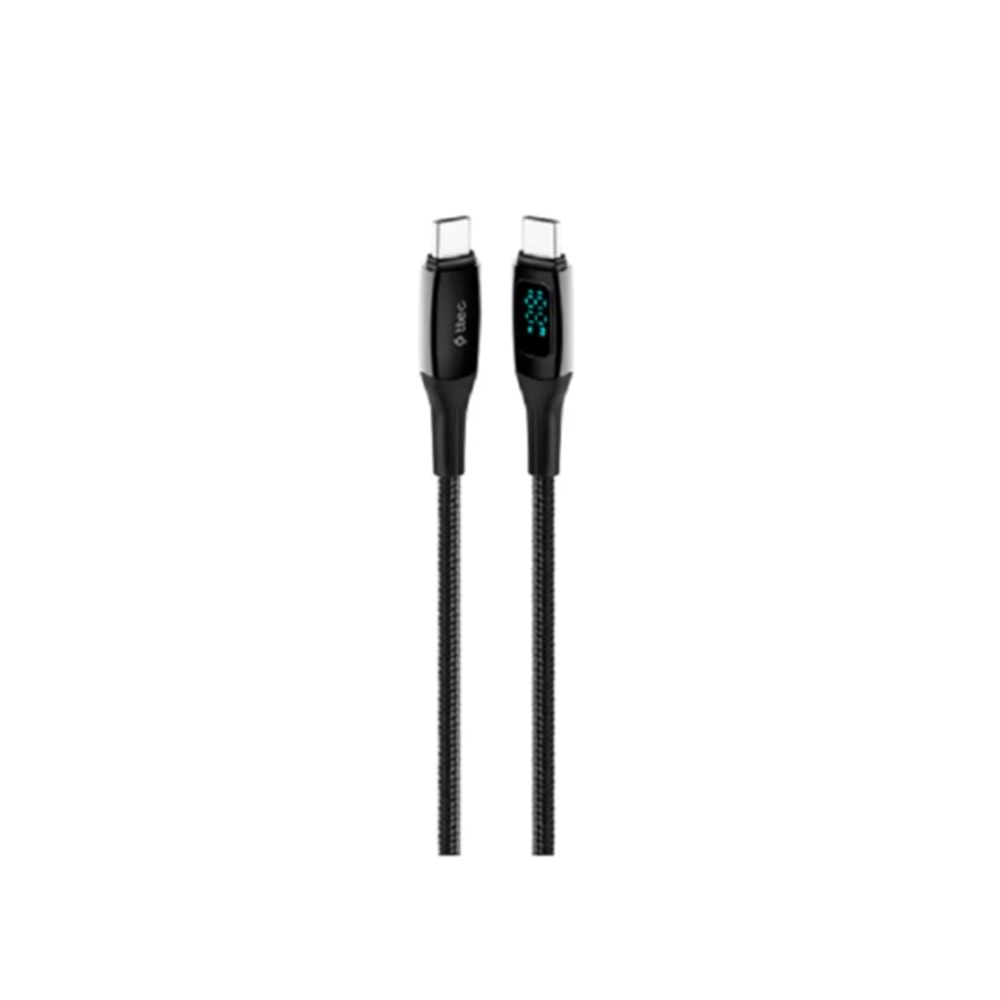 TTEC ALUMICABLE LCD USB-C TO USB-C 100W