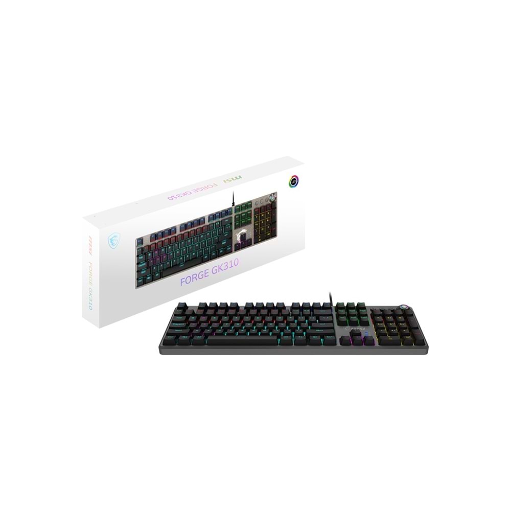 MSI FORGE GK310 RED SWITCH MEKANİK KLAVYE