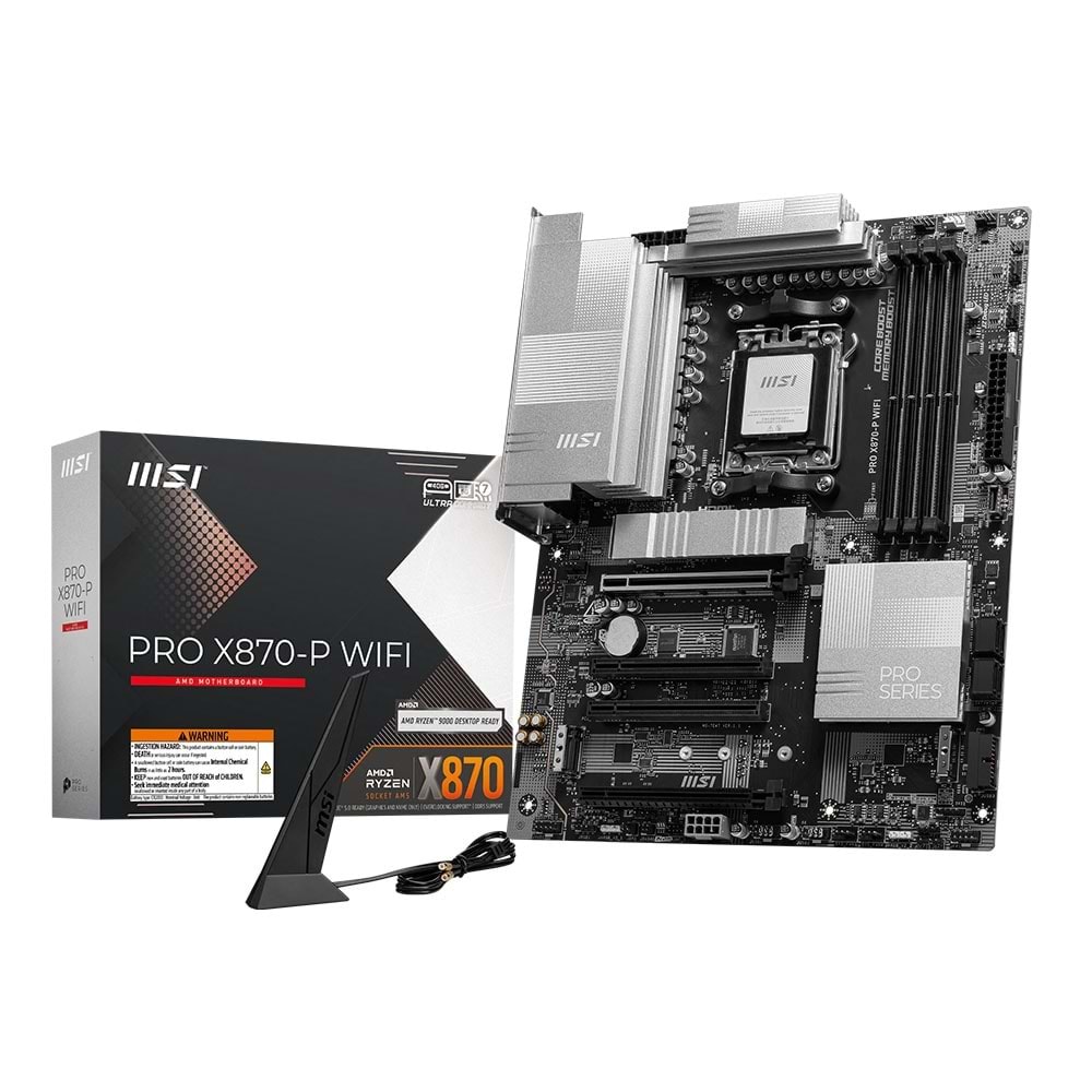 MSI PRO X870-P Wi-Fi AM5 DDR5 8200 ANAKART