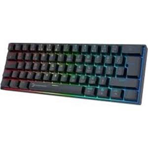GAMEPOWER LYRA RGB 60M KLAVYE MEKANIK RED SWITCH SİYAH