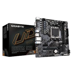 GIGABYTE B650M S2H 6400 Mhz DDR5 AM5 M.2 HDMI DP D-Sub mATX Anakart