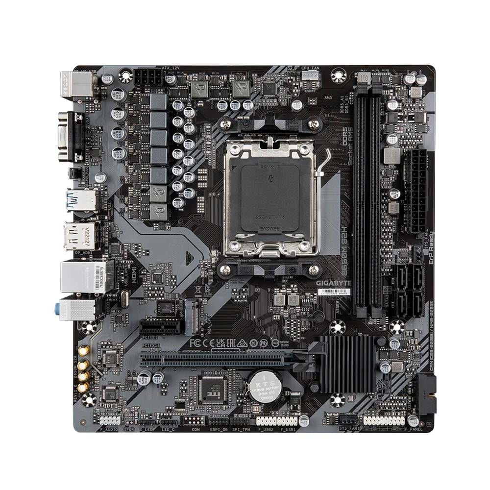 GIGABYTE B650M S2H DDR5 6400 MHZ 1ZVGA 1X HDMI 1XDP 1XM.2 USB 3.2 MATX AM5