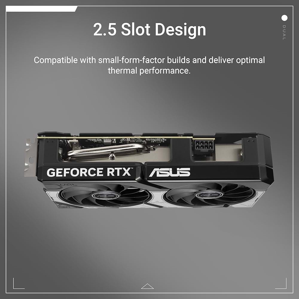 ASUS GEFORCE DUAL RTX5060-O8G 8GB GDDR7 128BIT 1XHDMI 3XDP EKRAN KARTI