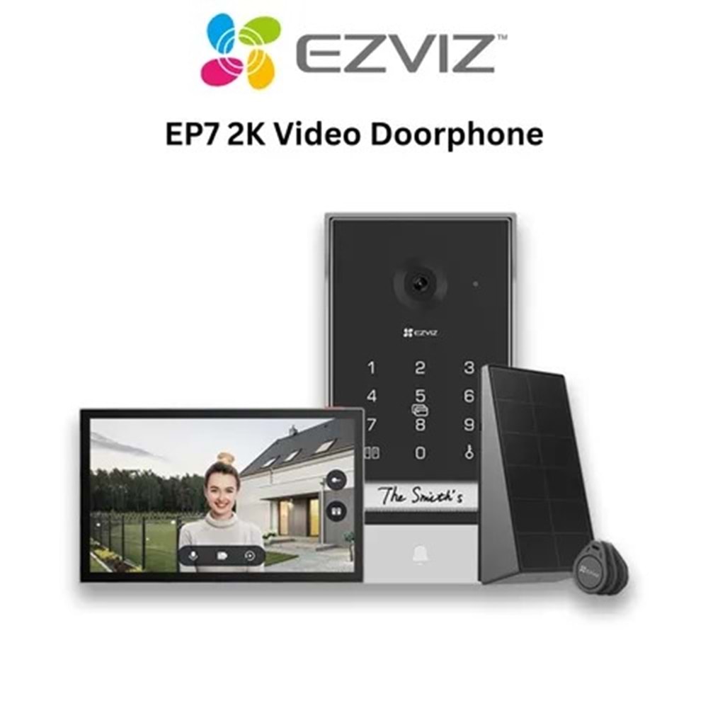 EZVIZ EP7 PİLLİ AKILLI EV GÖRÜNTÜLÜ KAPI DİYAFONU