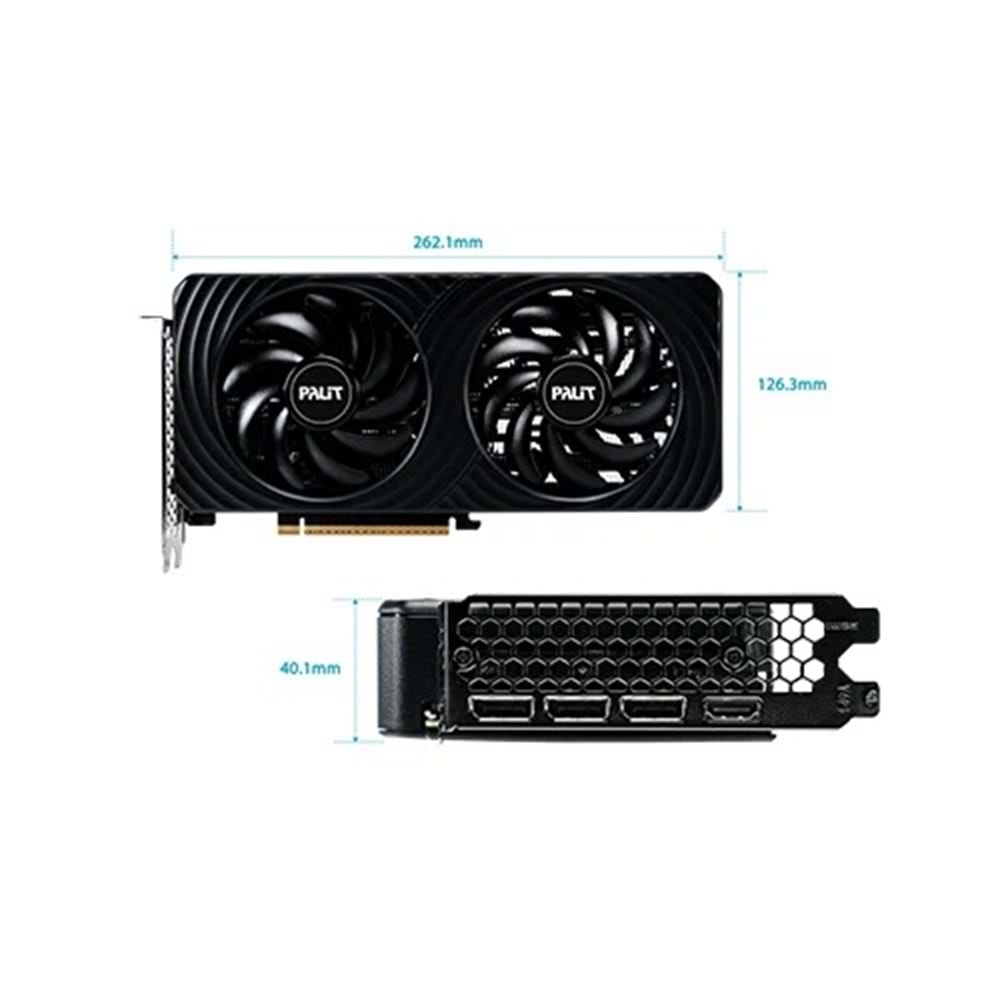 PALIT RTX5060Ti DUAL 8GB 128BiT GDDR7 EKRAN KARTI
