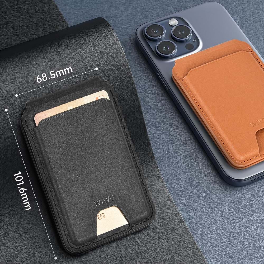 WIWU MW005 MAGSAFE STANDLI FIND MY MAG WALLET