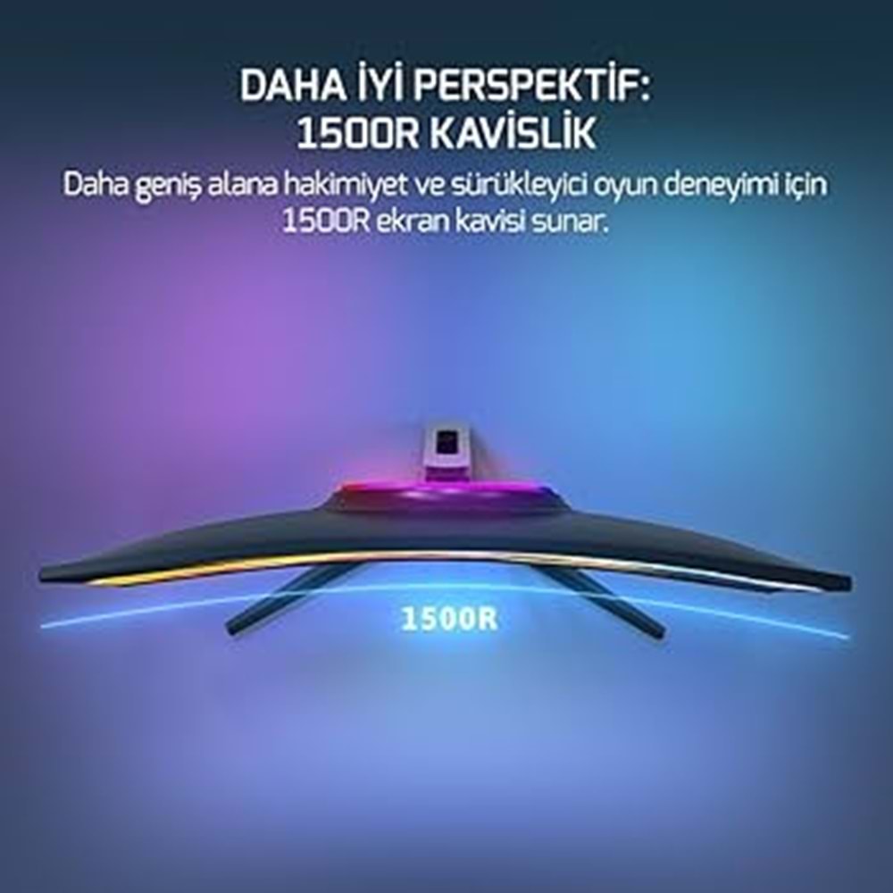 GAMEPOWER 27 VIVID V60 CURVED 0.5 Ms 240 Hz MONITOR
