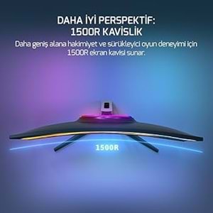 GAMEPOWER 27 VIVID V60 CURVED 0.5 Ms 240 Hz MONITOR