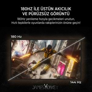 JAMESDONKEY EPIC Q40 27 180 HZ QHD GAMING MONITOR