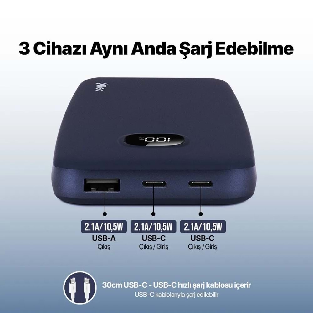 TTEC ZBB2345 RECHARGER 10.000 MAH POWERBANK