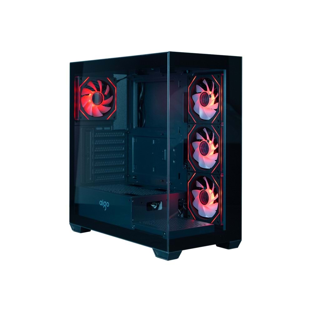 AIGO DS900G SIYAH AT-750W BRONZE ARGB GAMING KASA