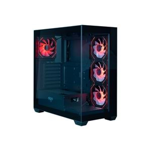 AIGO DS900G SIYAH AT-750W BRONZE ARGB GAMING KASA