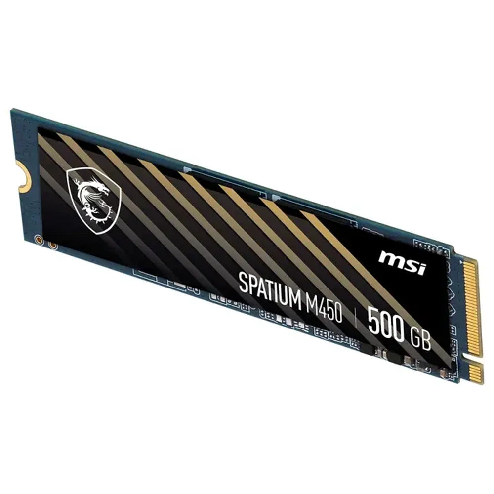 MSI Spatium M450 500GB 3600/2300MB/sn PCIe 4.0 NVMe M.2 SSD Disk