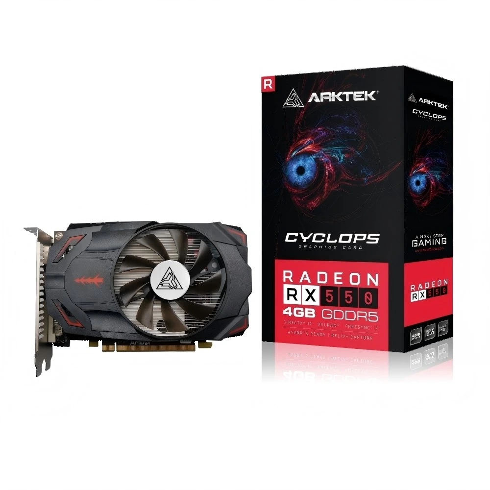 ARKTEK RX 550 4GB 128 Bit GDDR5 EKRAN KARTI