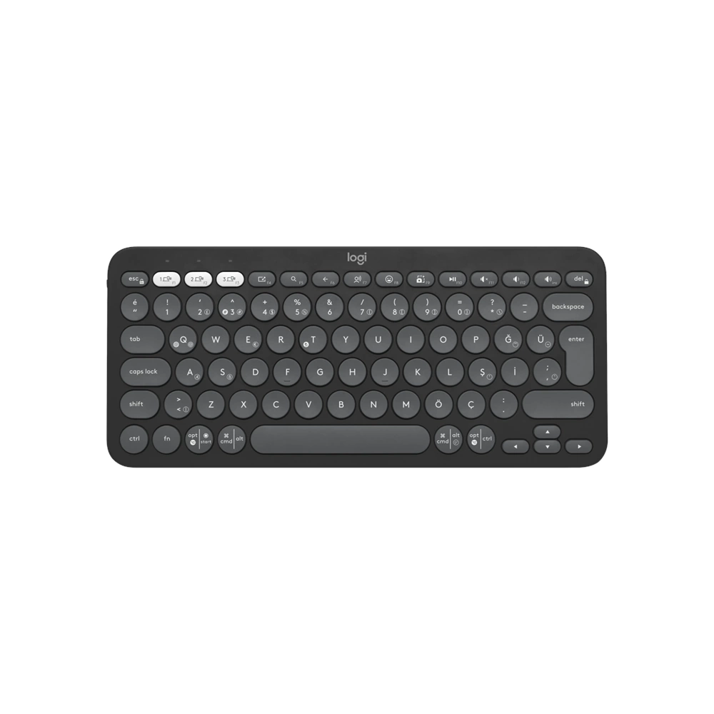 LOGITECH K380S PEBBLE BLUETOOTH GRAFIT KLAVYE