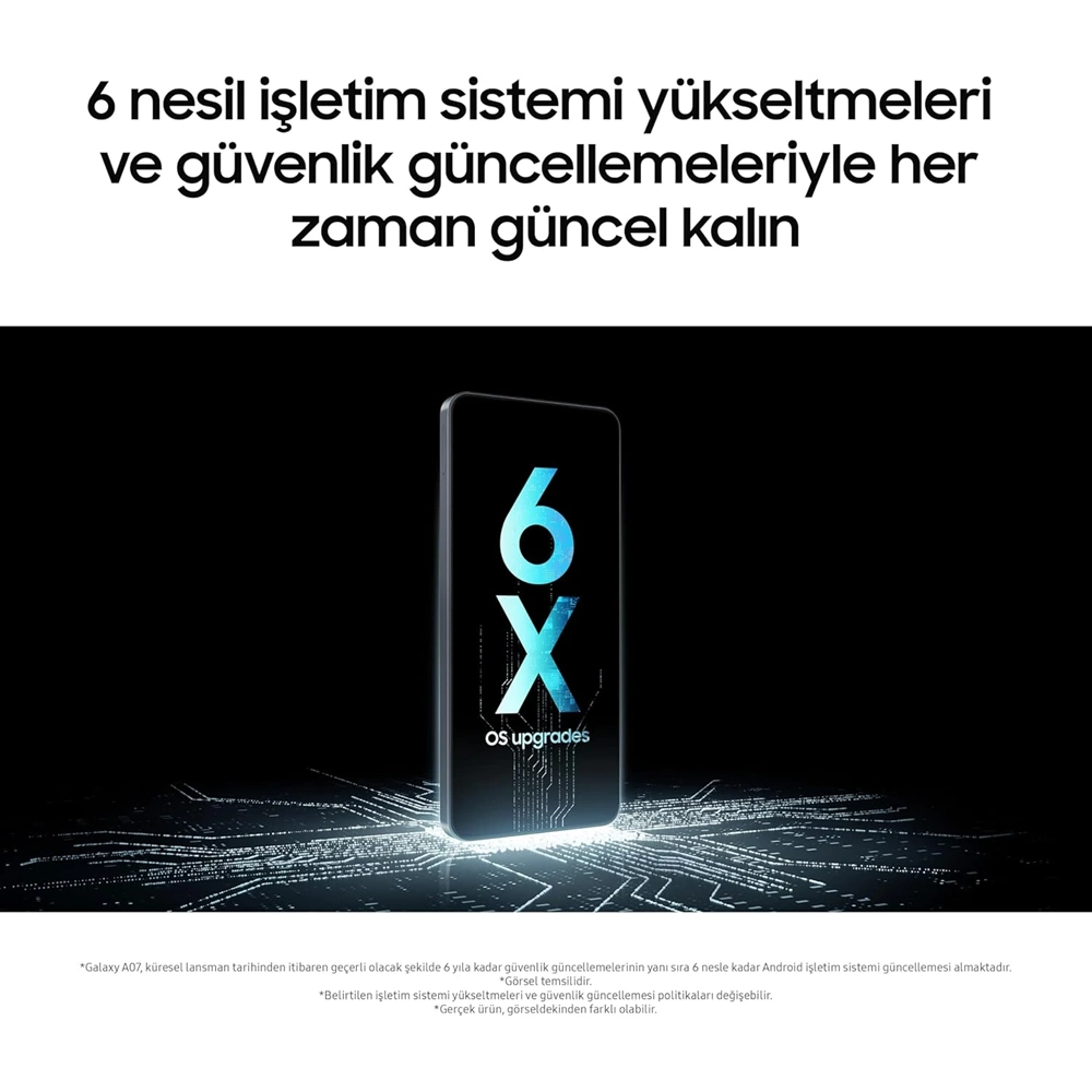 SAMSUNG GALAXY A07 4GB/128 GB SIYAH