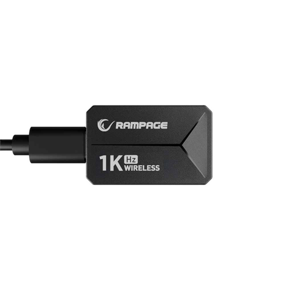 RAMPAGE ZENITH 1000 HZ WIRELESS GAMING MOUSE SIYAH RAMPAGE ZENITH 1000 HZ WIRELESS GAMING MOUSE SIYAH